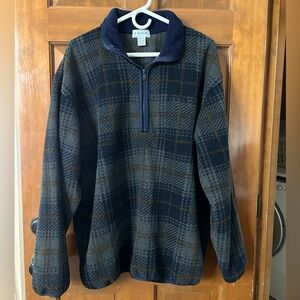 Vintage IZOD men’s 1/4 zip thermal fleece